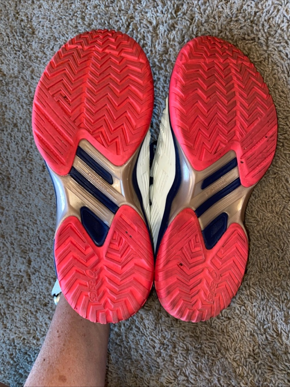 ASICS Solution Speed Shoes Pink Glow Women’s Size 8.5 Tennis Pickleball Athletic - Picture 8 of 9